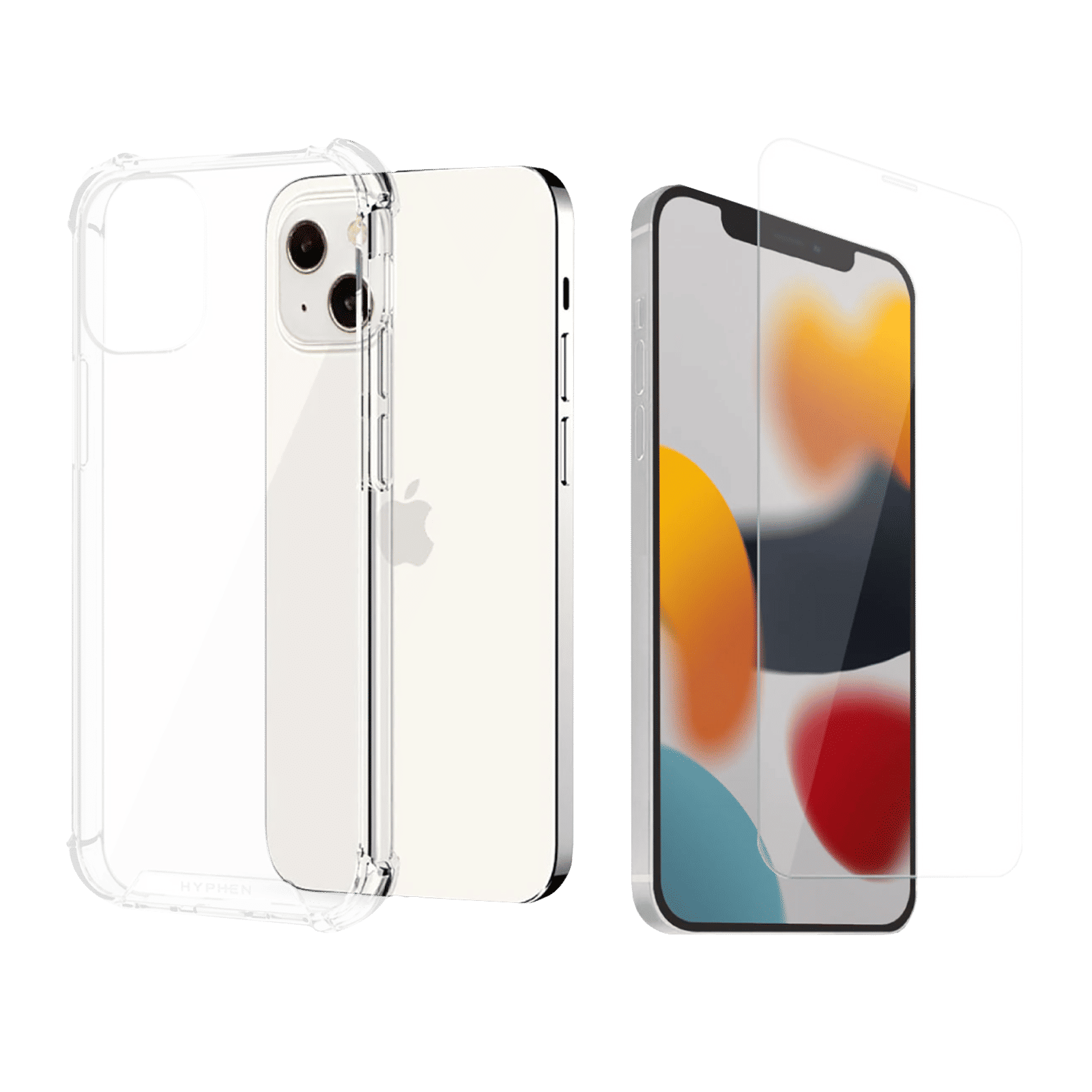 Buy Hyphen DURO Screen Protector & TPU Back Cover Combo for Apple